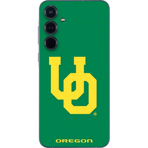 University of Oregon UO on Green Galaxy A35 5G Skin