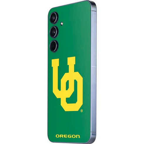 University of Oregon UO on Green Galaxy A35 5G Skin