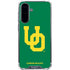 University of Oregon UO on Green Galaxy A36 5G Clear Case
