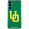 University of Oregon UO on Green Galaxy A55 5G Clear Case