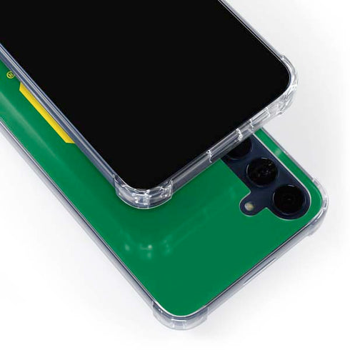 University of Oregon UO on Green Galaxy A55 5G Clear Case