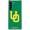 University of Oregon UO on Green Galaxy S24 FE Clear Case
