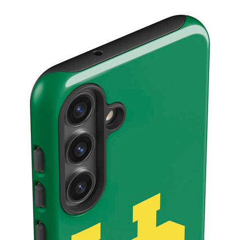 University of Oregon UO on Green Galaxy S25 Impact Case