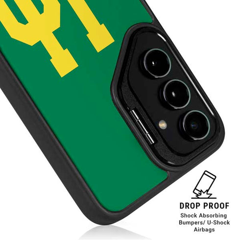 University of Oregon UO on Green Galaxy S25 Kickstand Case