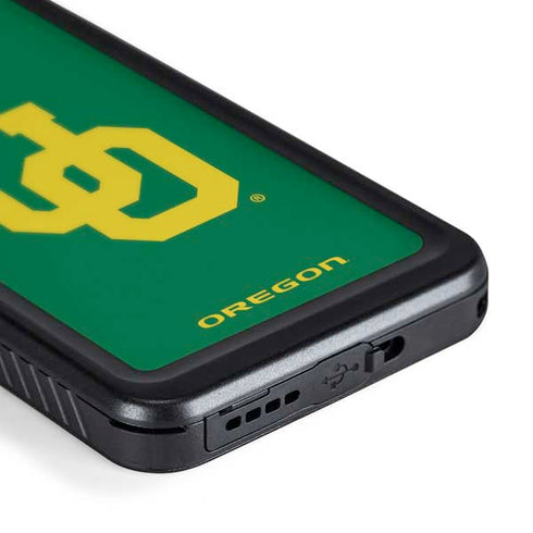 University of Oregon UO on Green Galaxy S24 Waterproof Case