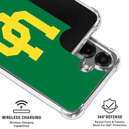University of Oregon UO on Green Galaxy S26 Clear Case