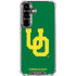 University of Oregon UO on Green Galaxy S26 Plus Clear Case