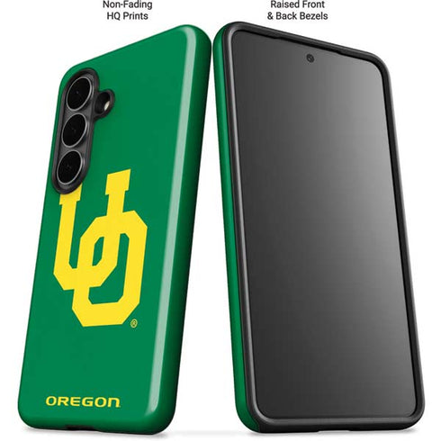 University of Oregon UO on Green Galaxy S26 Plus Impact Case