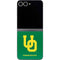 University of Oregon UO on Green Galaxy Z Flip6 Skin
