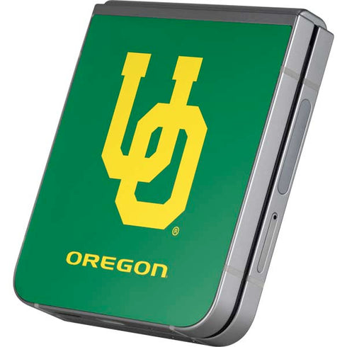 University of Oregon UO on Green Galaxy Z Flip6 Skin