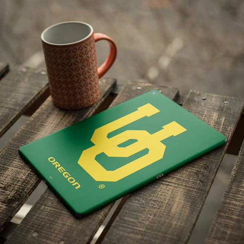 University of Oregon UO on Green iPad Skins