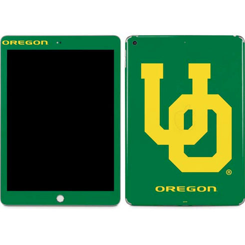 University of Oregon UO on Green Apple iPad Skin