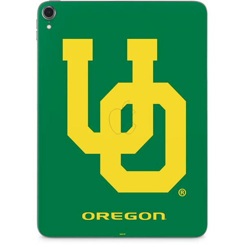 University of Oregon UO on Green Apple iPad Pro Skin
