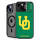 University of Oregon UO on Green iPhone 14 Kickstand Case