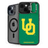 University of Oregon UO on Green iPhone 14 Kickstand Case