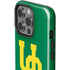 University of Oregon UO on Green iPhone 15 Pro Impact Case