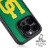University of Oregon UO on Green iPhone 15 Pro Max Kickstand Case