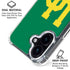University of Oregon UO on Green iPhone 16 Clear Case
