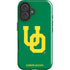 University of Oregon UO on Green iPhone 16 Plus Impact Case