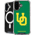 University of Oregon UO on Green iPhone 16 Plus MagSafe Case