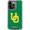 University of Oregon UO on Green iPhone 16 Pro Clear Case