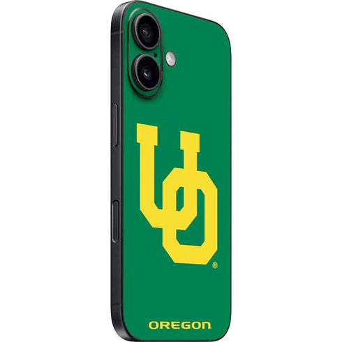 University of Oregon UO on Green iPhone 16 Skin