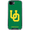 University of Oregon UO on Green iPhone 16e Clear Case