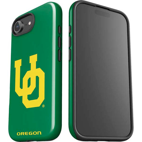 University of Oregon UO on Green iPhone 16e Impact Case