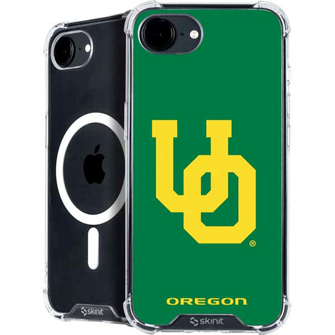 University of Oregon UO on Green iPhone 16e MagSafe Case
