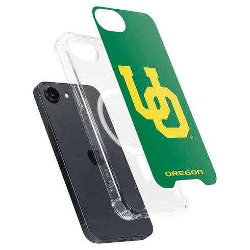 University of Oregon UO on Green iPhone 16e MagSafe Case