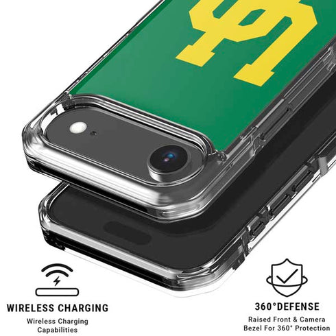 University of Oregon UO on Green iPhone 17 Air Clear Case