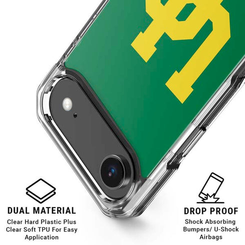 University of Oregon UO on Green iPhone 17 Air Clear Case