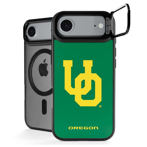 University of Oregon UO on Green iPhone 17 Air Kickstand Case