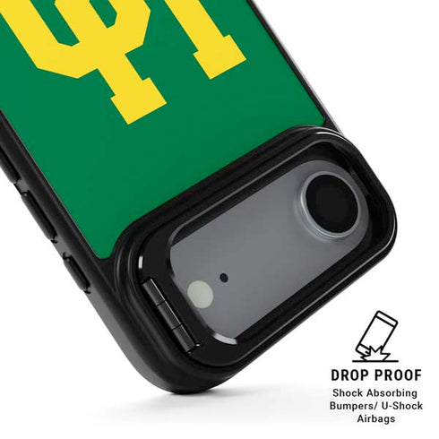 University of Oregon UO on Green iPhone 17 Air Kickstand Case