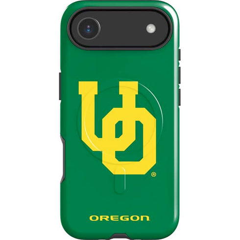 University of Oregon UO on Green iPhone 17 Air Magsafe Impact Case