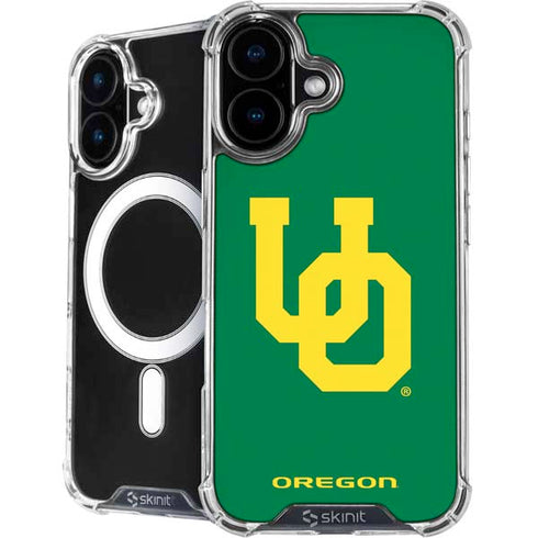 University of Oregon UO on Green iPhone 17 MagSafe Case