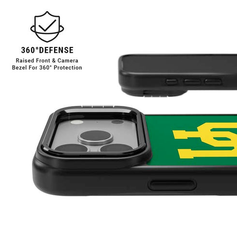 University of Oregon UO on Green iPhone 17 Pro Kickstand Case
