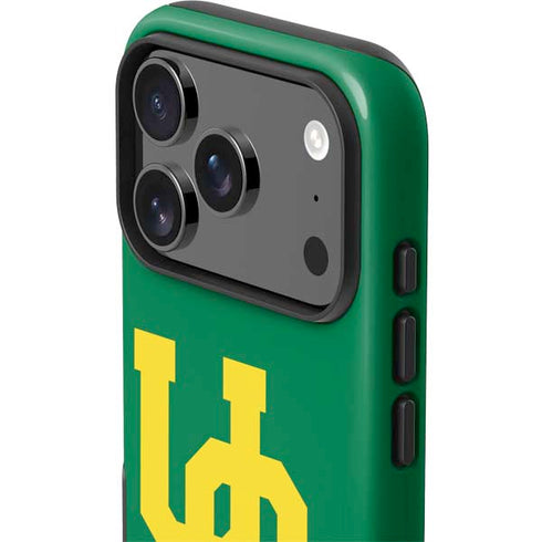 University of Oregon UO on Green iPhone 17 Pro Max Impact Case