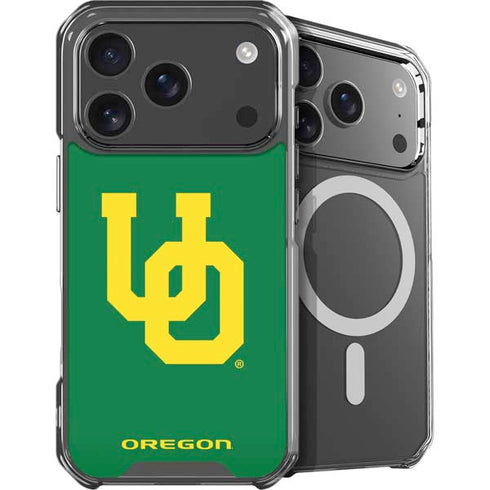 University of Oregon UO on Green iPhone 17 Pro Max MagSafe Case
