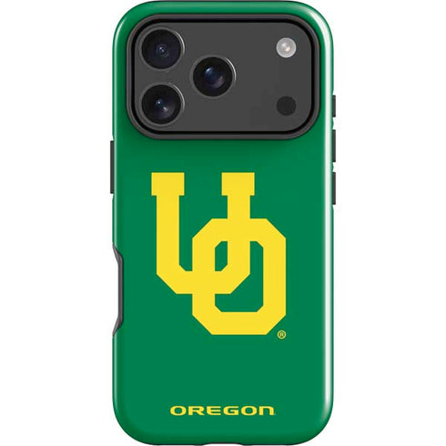 University of Oregon UO on Green iPhone 18 Pro Max Impact Case