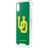 University of Oregon UO on Green iPhone XS Clear Case