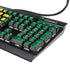 University of Oregon UO on Green K95 RGB PLATINUM Mechanical Gaming Keyboard Skin