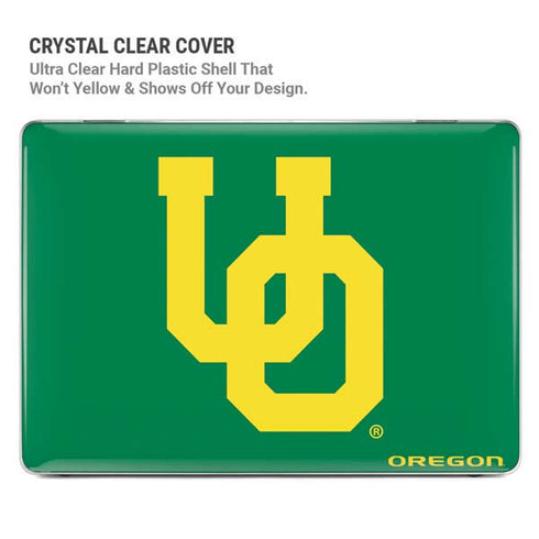 University of Oregon UO on Green MacBook Pro 14in (2021-24) Case plus Skin