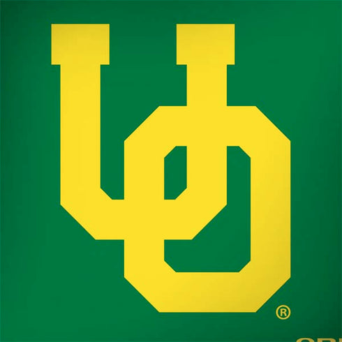 University of Oregon UO on Green MacBook Skins