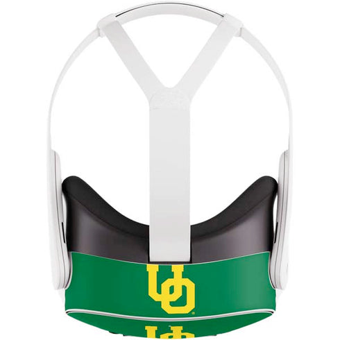 University of Oregon UO on Green Meta Quest 3S Skin
