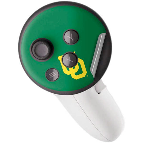 University of Oregon UO on Green Meta Quest 3S Skin