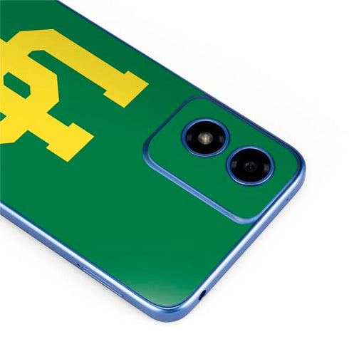 University of Oregon UO on Green Moto G Play 4G (2024) Skin