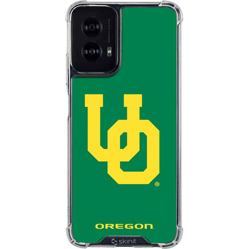 University of Oregon UO on Green Moto G Power 5G (2024) Clear Case