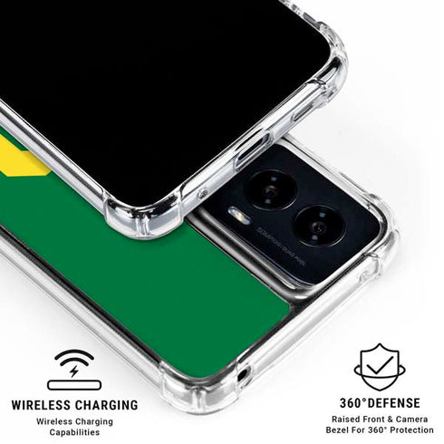 University of Oregon UO on Green Moto G Power 5G (2024) Clear Case