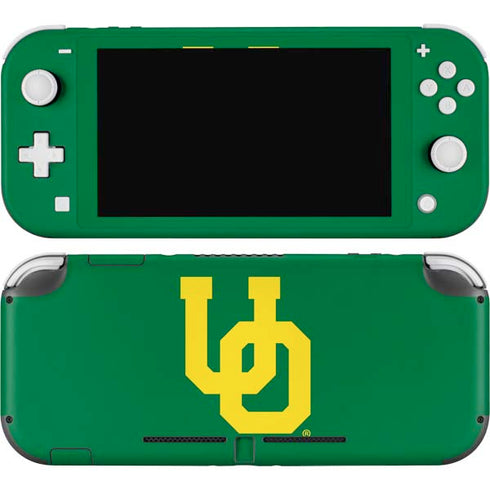 University of Oregon UO on Green Nintendo Skins